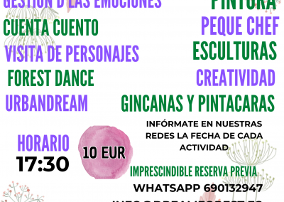 ACTIVIDADES DE LOS MARTES